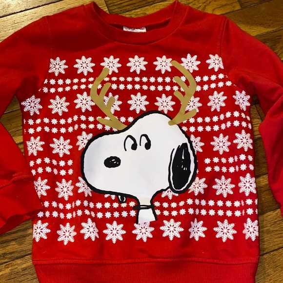 Peanuts Red Snoopy Sweatshirt - Picture 2 of 8